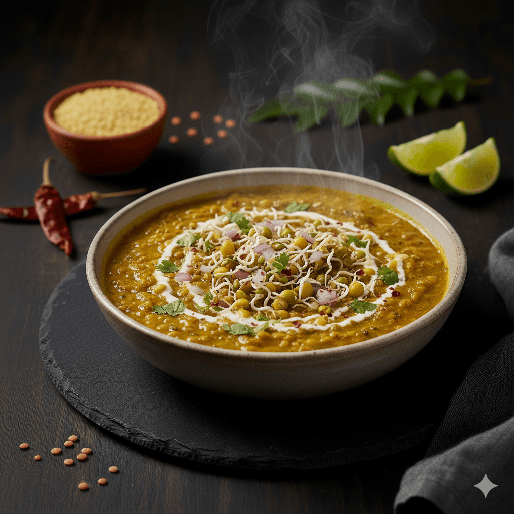 Mixed Dal Sprout Curry