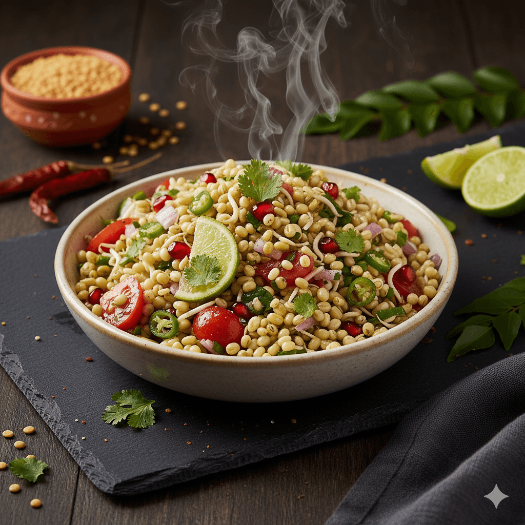 Sprouted Moong Salad