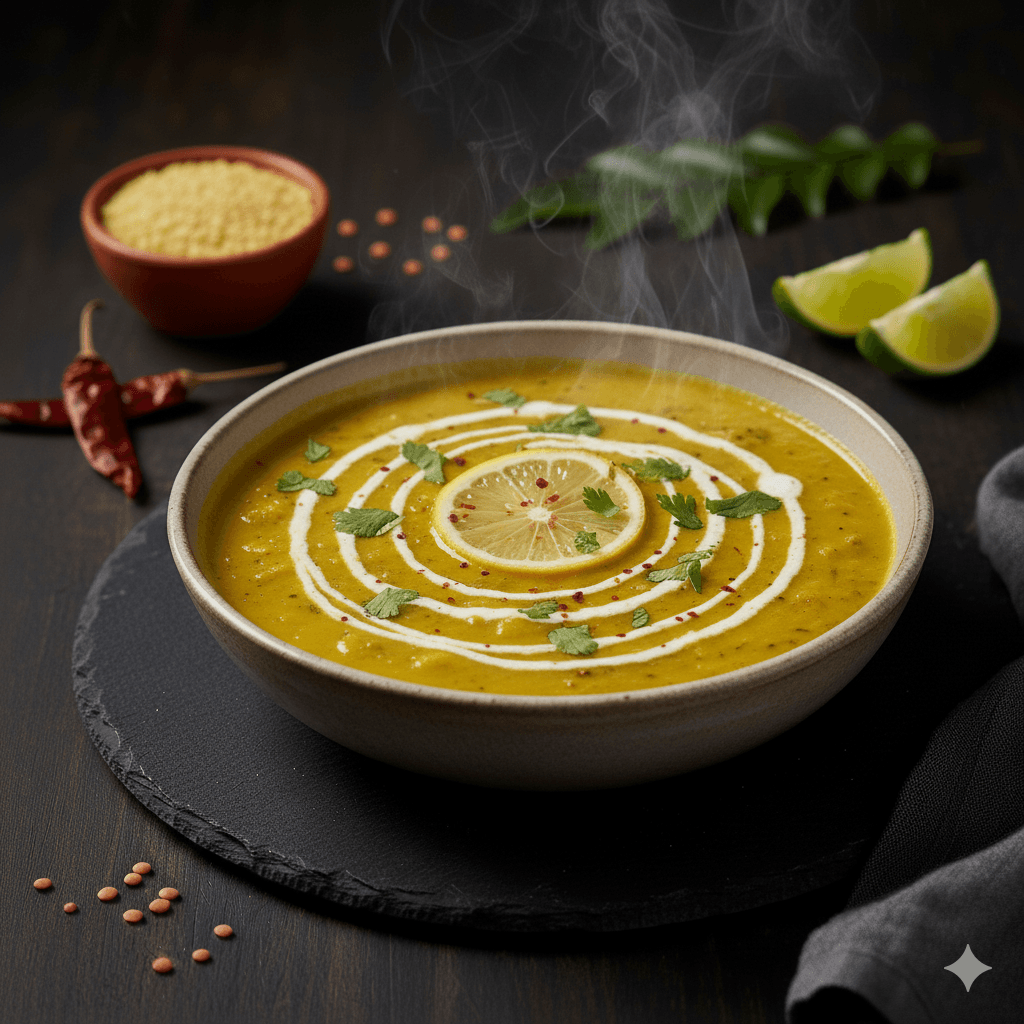 Lemon Moong Dal Soup